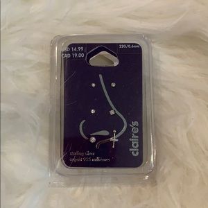 Silver Nose Jewellery Set